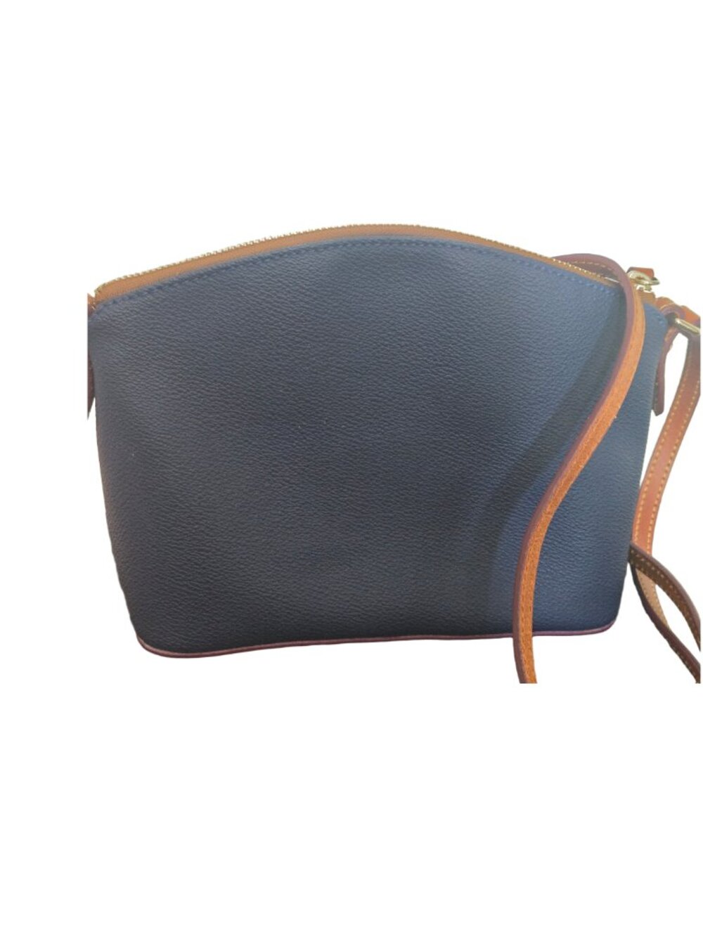 Dooney & Bourke Mini Pebble Grain Penny Crossbody - Navy - Picture 2 of 4